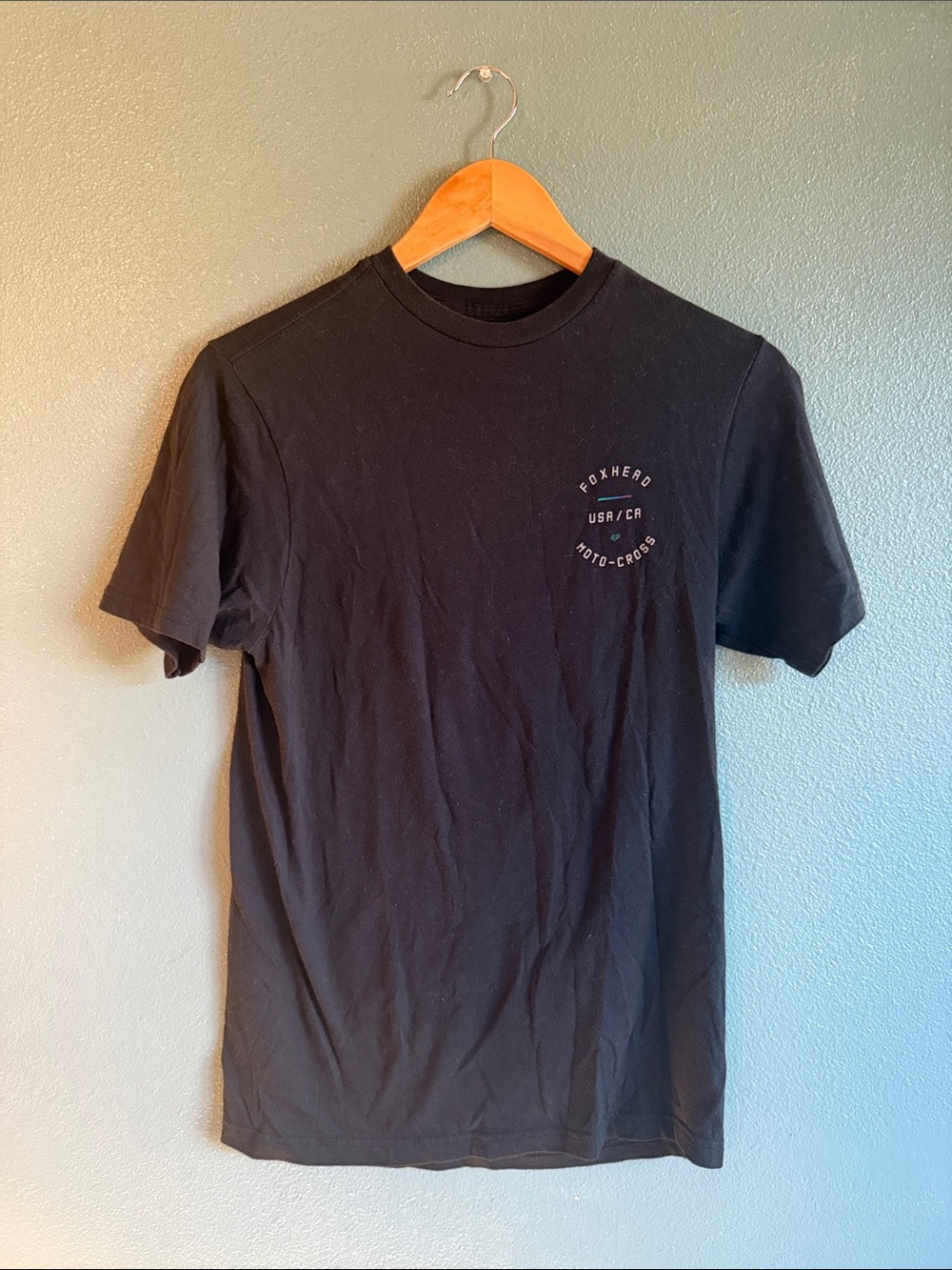 Fox Black Short-Sleeve Moto-Cross Graphic Tee